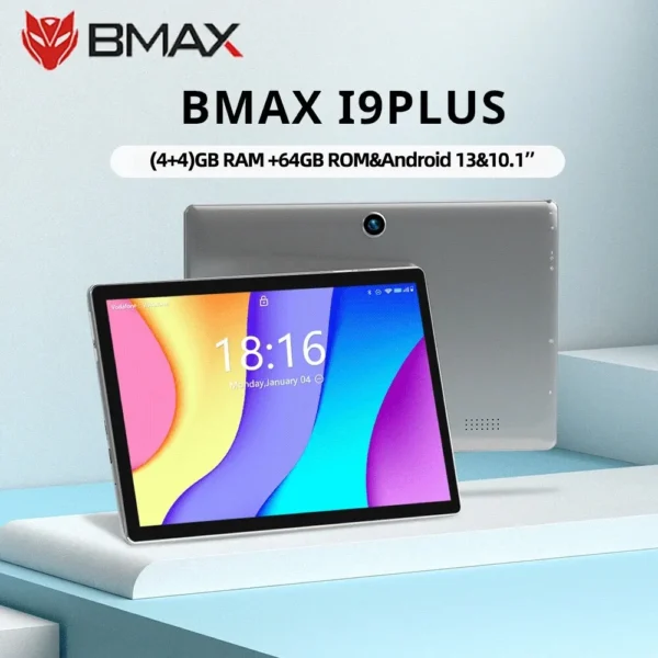 BMAX Kids Tablet I9 Plus Android 13 GPU G522EE 4GB RAM 64GB ROM 10 1 polegadas